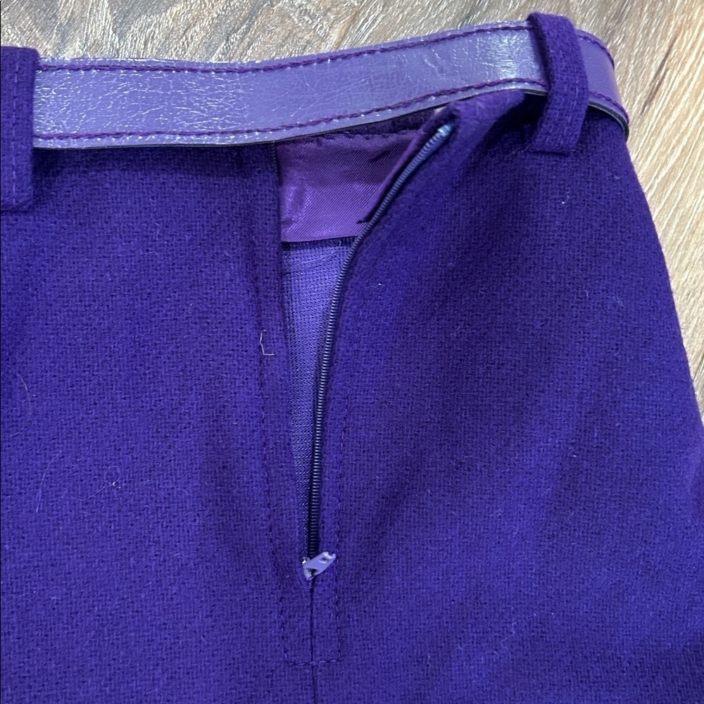 Vintage Stevens Fabrics Wool Skirt Girls Size 24/5 wonder bond fabric 85%Wool - Picture 15 of 15